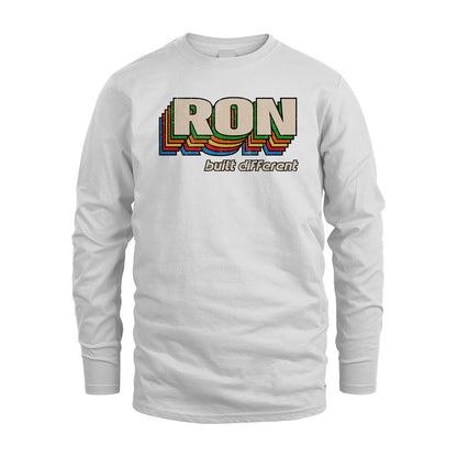 Your Name Built Different Retro Shirt RON M1-26