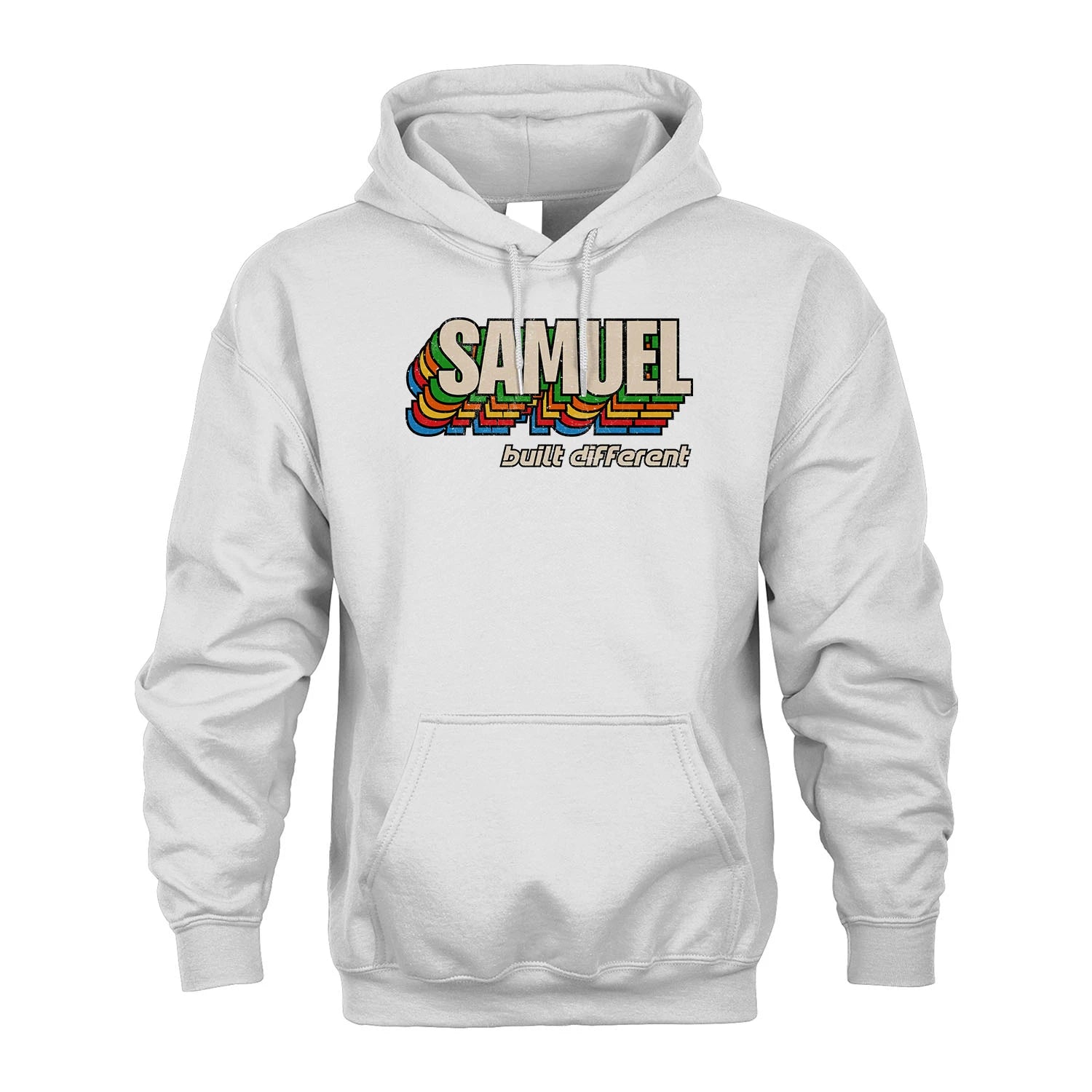 Your Name Built Different Retro Shirt SAMUEL M1-26