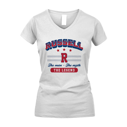 The Man The Myth The Legend With Your Name Shirt RUSSELL M1-35
