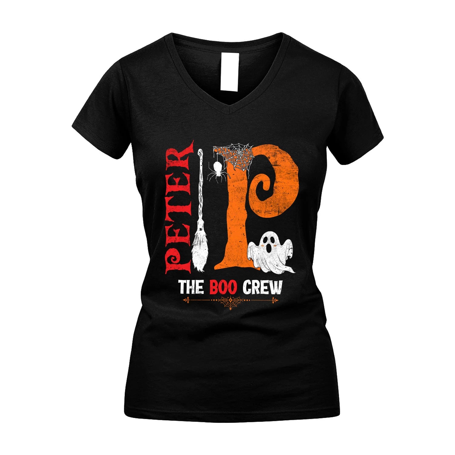 The Boo Crew Halloween With Your Name Shirt PETER M1-23