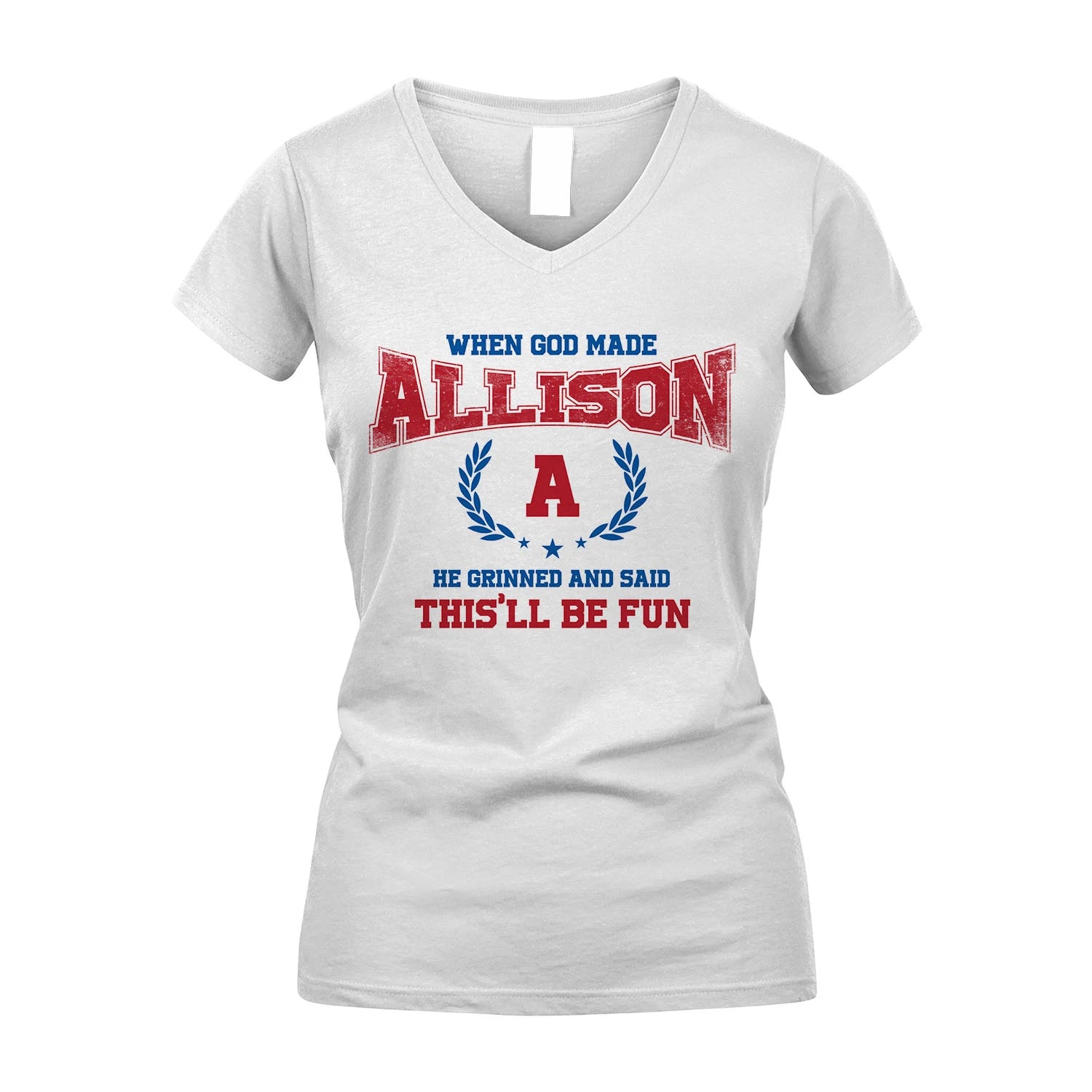 When God Made He Grinned And Said This'll Be Fun Shirt ALLISON M1-12