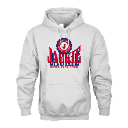 Your Name Never Back Down Shirt JACKIE M1-33