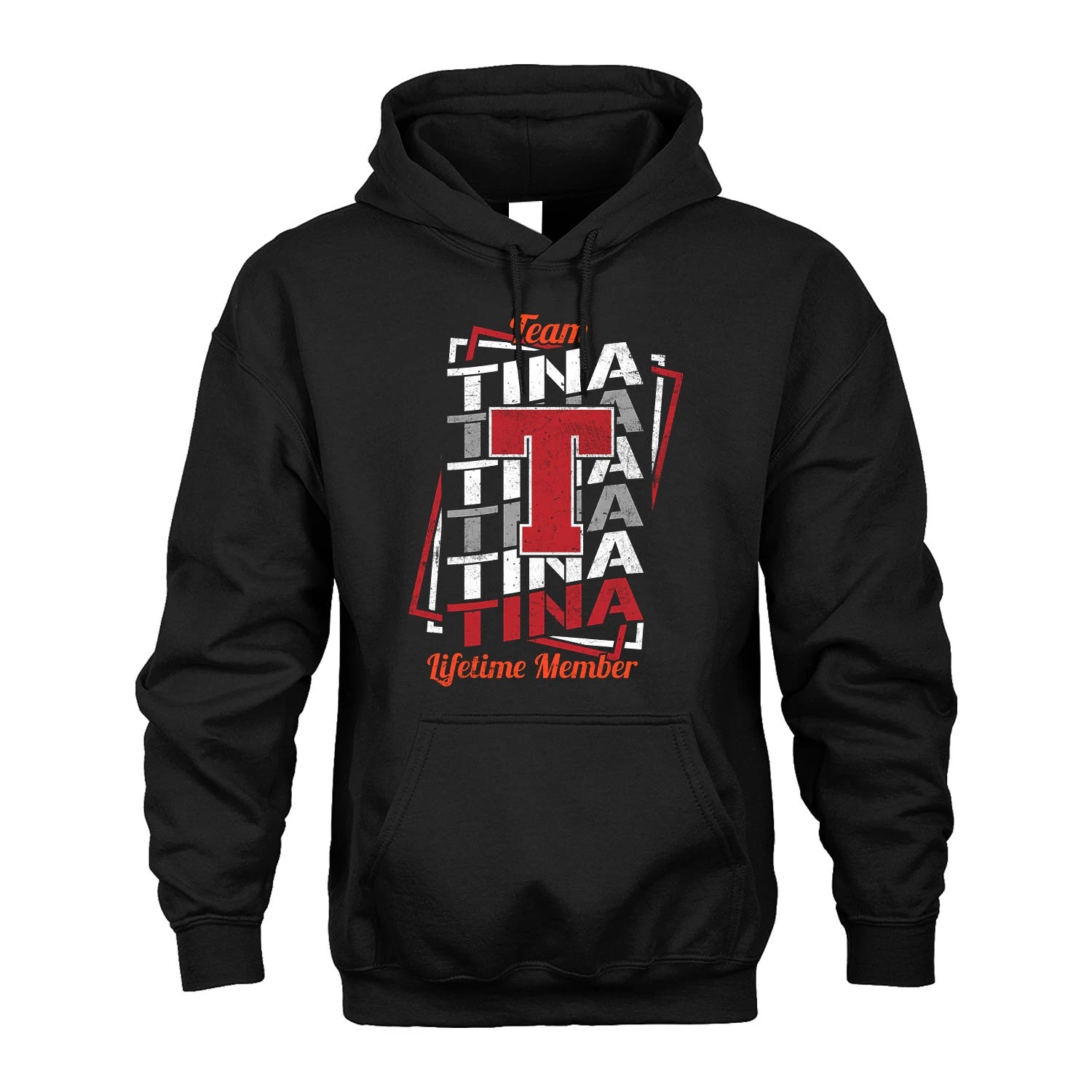 Team Your Name Lifetime Member Sporty Shirt TINA M1-25