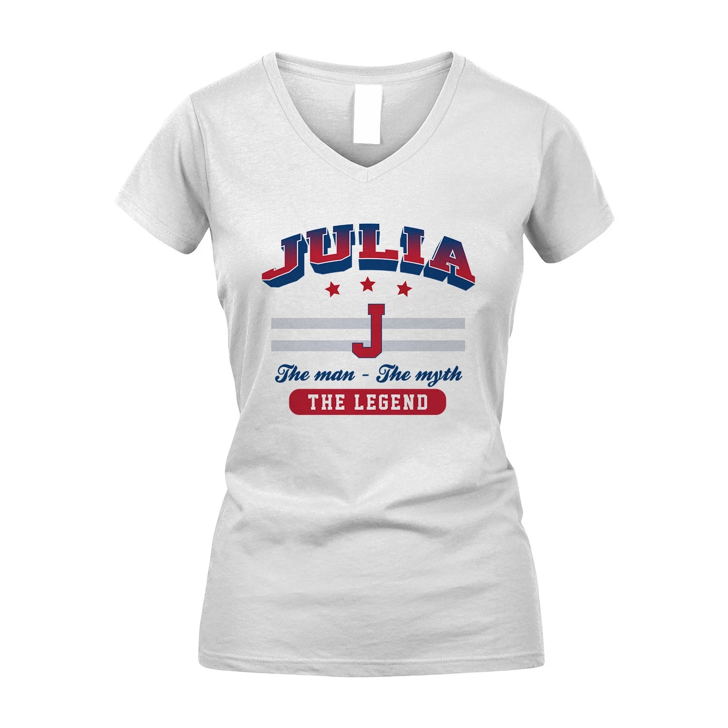 The Man The Myth The Legend With Your Name Shirt JULIA M1-35