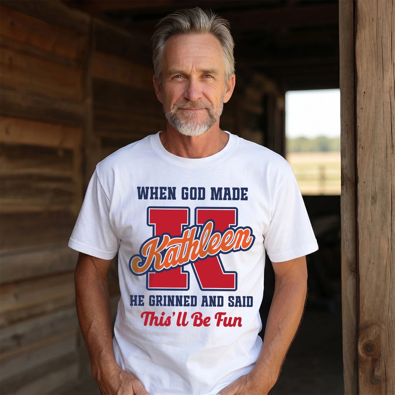 God Made Your Name Custom Shirt KATHLEEN M1-16