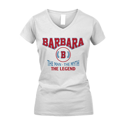 The Man The Myth The Legend Jet Style Shirt BARBARA M1-9