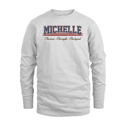 The Man The Myth The Legend Vintage Shirt MICHELLE M1-6