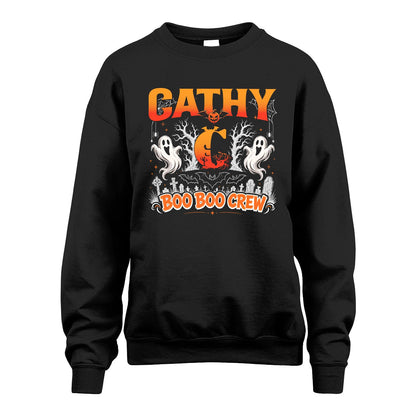 Boo Boo Crew Halloween Custom Name Shirt CATHY M1-28