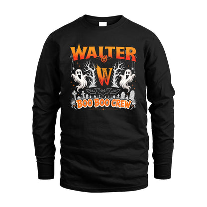 Boo Boo Crew Halloween Custom Name Shirt WALTER M1-28