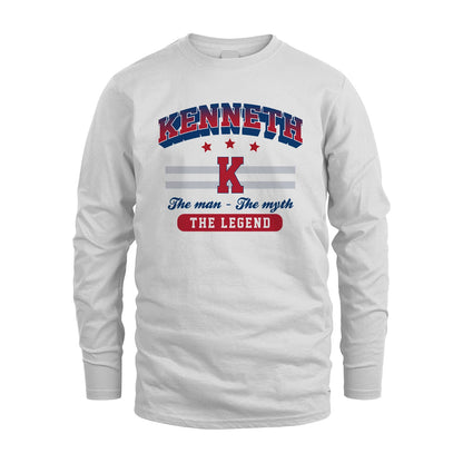 The Man The Myth The Legend With Your Name Shirt KENNETH M1-35