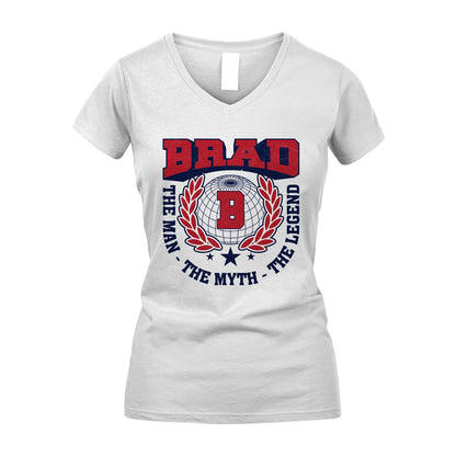 The Man The Myth The Legend Logo Shirt BRAD M1-30