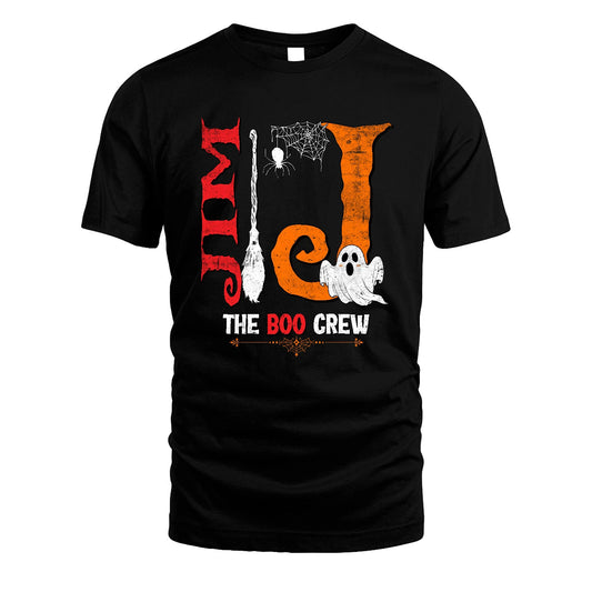The Boo Crew Halloween With Your Name Shirt JIM M1-23