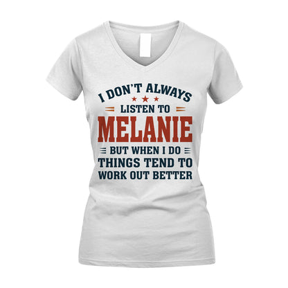 I Don't Always Listen To... MELANIE M1-2