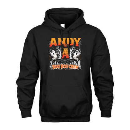 Boo Boo Crew Halloween Custom Name Shirt ANDY M1-28