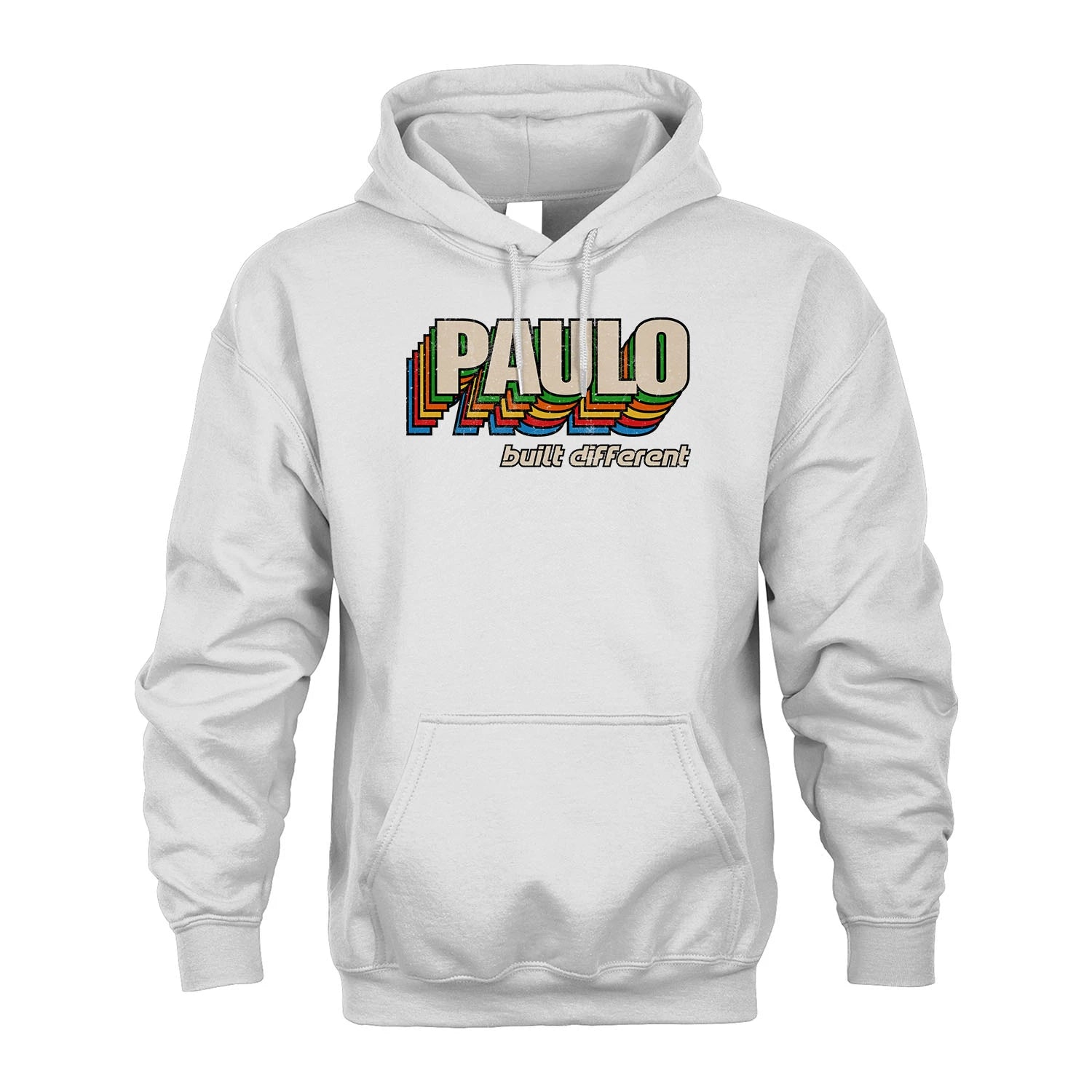 Your Name Built Different Retro Shirt PAULO M1-26