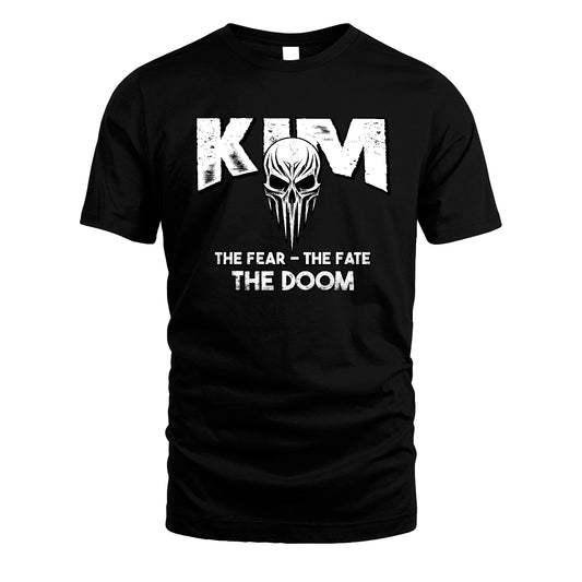 The Fear The Fate The Doom Skull Shirt KIM M1-39