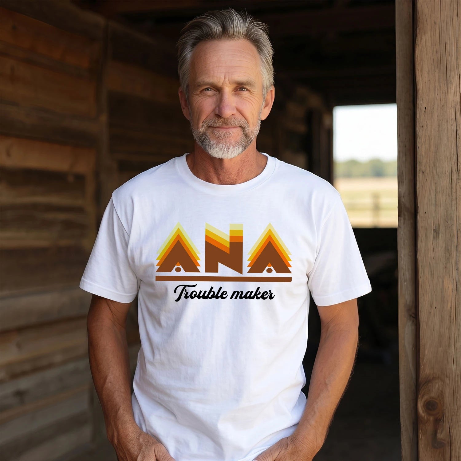 Your Name Trouble Maker Funny Shirt ANA M1-34