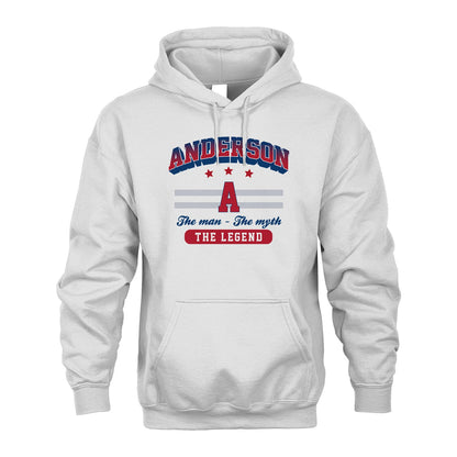 The Man The Myth The Legend With Your Name Shirt ANDERSON M1-35