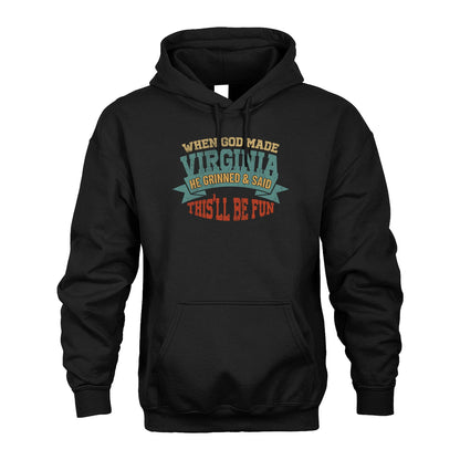 The Man The Myth The Legend Sporty Shirt VIRGINIA M1-15