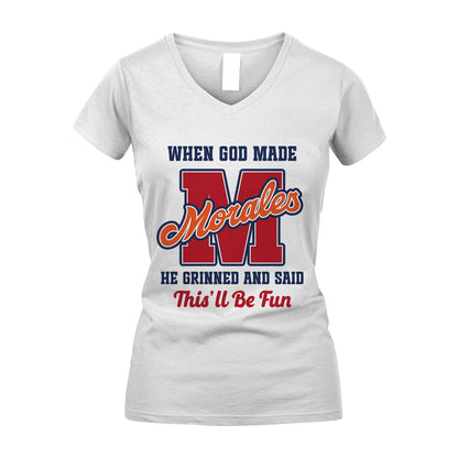 God Made Your Name Custom Shirt MORALES M1-16