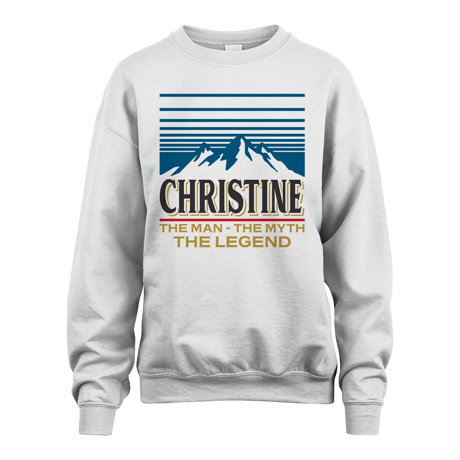 The Man The Myth The Legend Vintage Mountain Shirt CHRISTINE M1-19