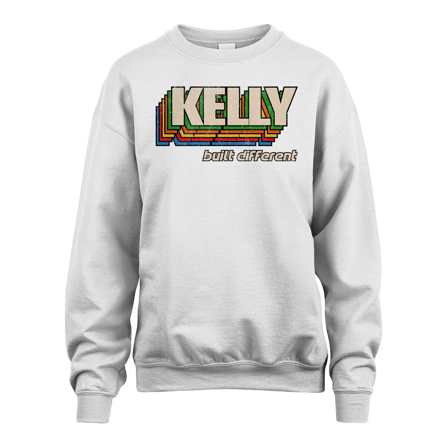Your Name Built Different Retro Shirt KELLY M1-26