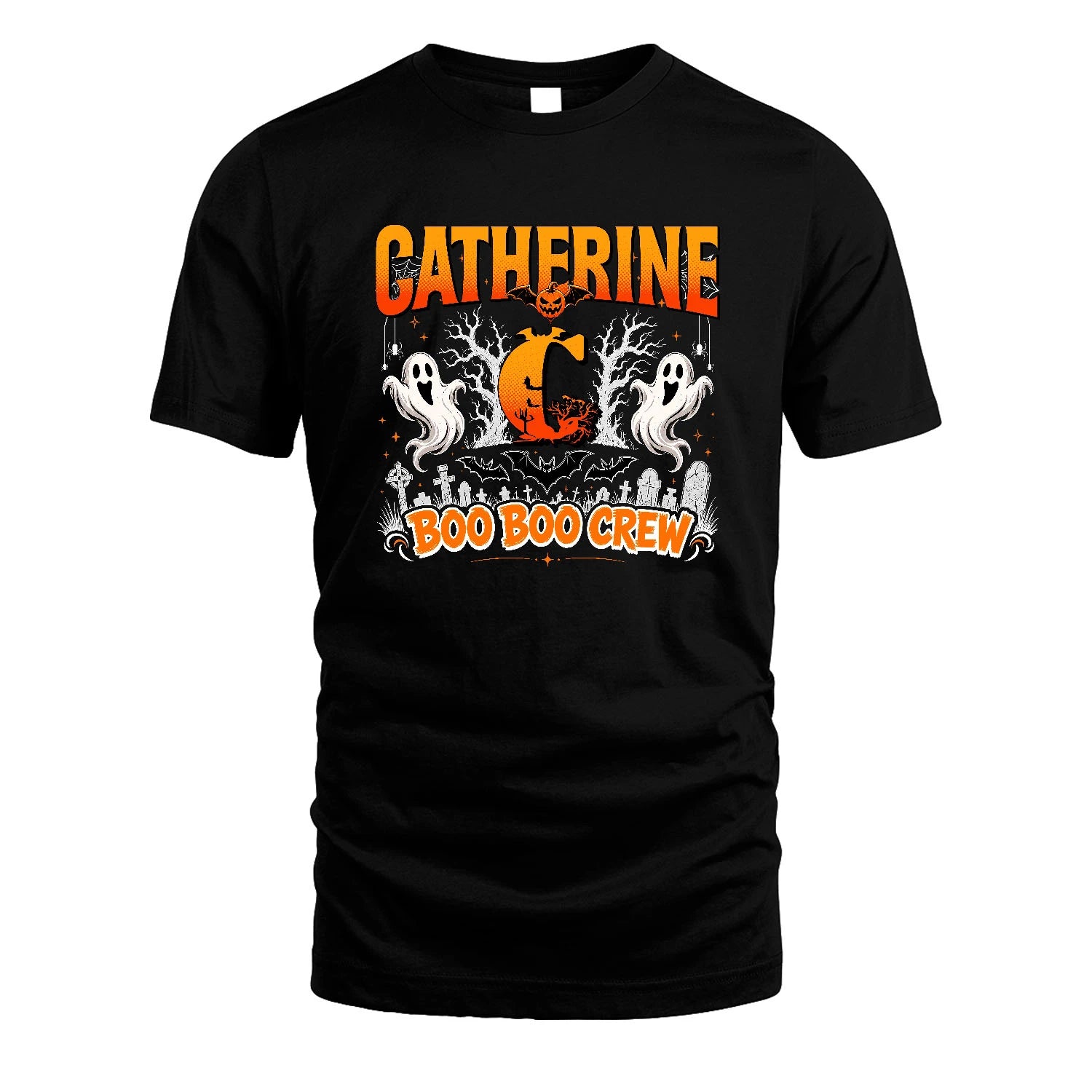 Boo Boo Crew Halloween Custom Name Shirt CATHERINE M1-28