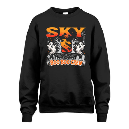 Boo Boo Crew Halloween Custom Name Shirt SKY M1-28