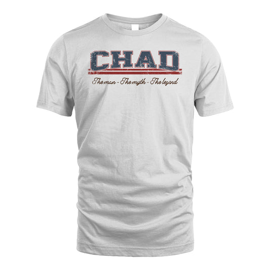 The Man The Myth The Legend Vintage Shirt CHAD M1-6