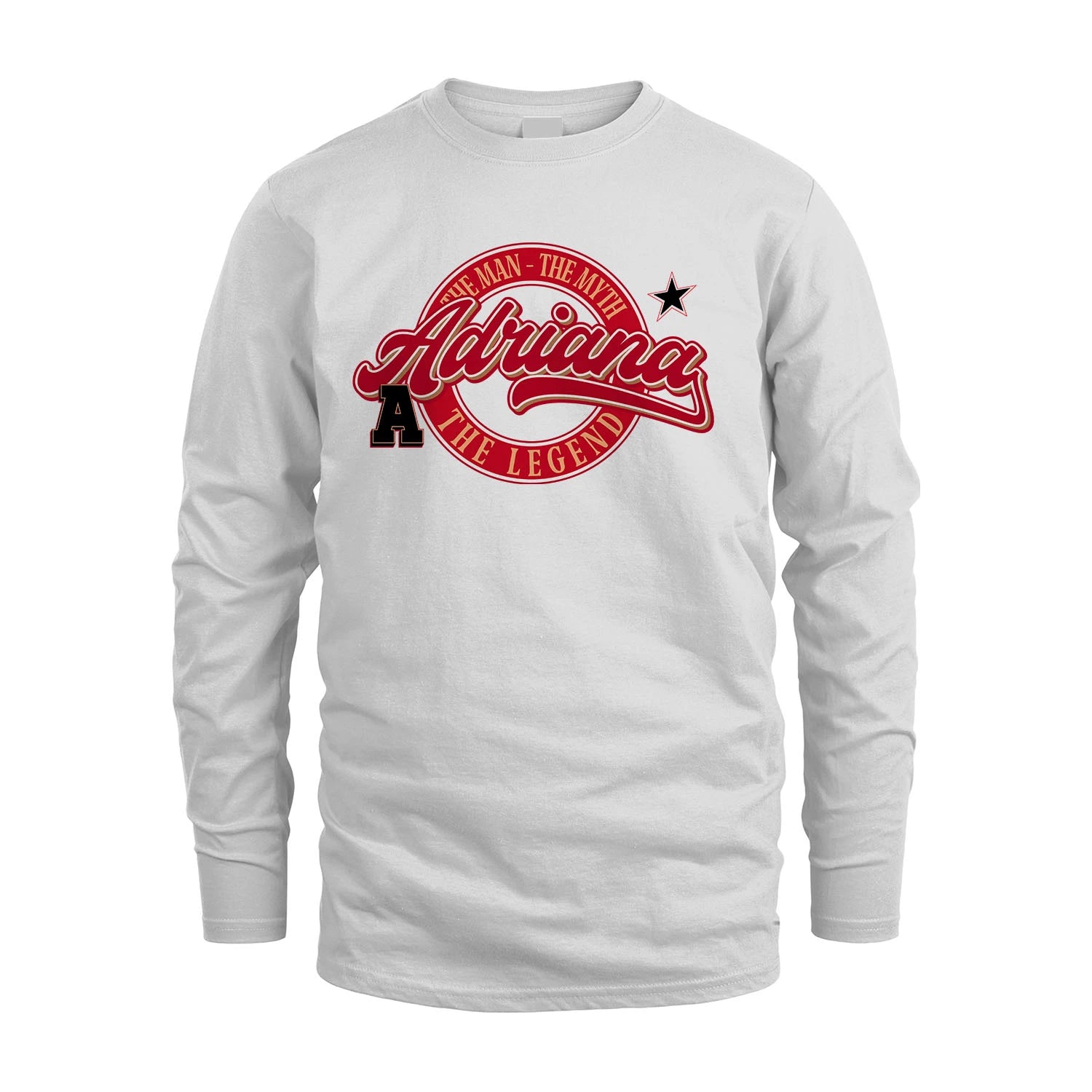 The Man The Myth The Legend Sporty Shirt ADRIANA M1-14