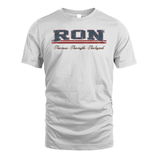 The Man The Myth The Legend Vintage Shirt RON M1-6
