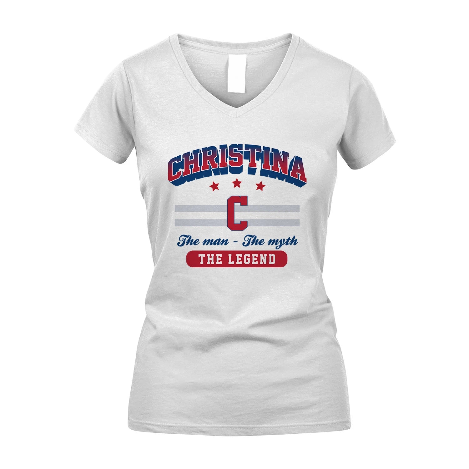 The Man The Myth The Legend With Your Name Shirt CHRISTINA M1-35