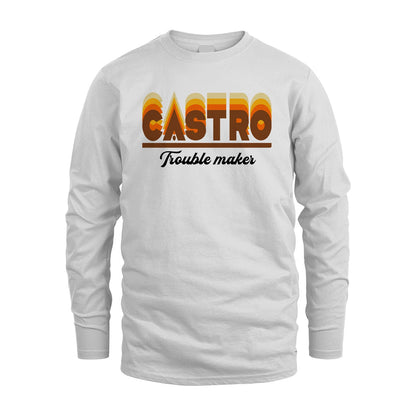 Your Name Trouble Maker Funny Shirt CASTRO M1-34