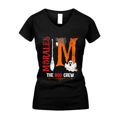 The Boo Crew Halloween With Your Name Shirt MORALES M1-23