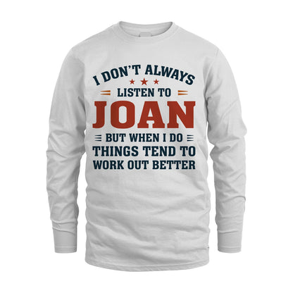 I Don't Always Listen To... JOAN M1-2