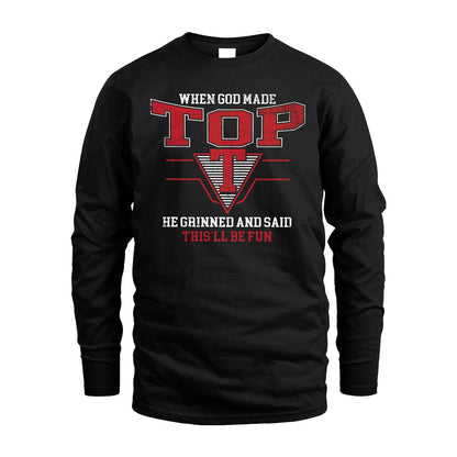 When God Made Your Name He Grinned And Said This'll Be Fun Baseball Shirt TOP M1-29