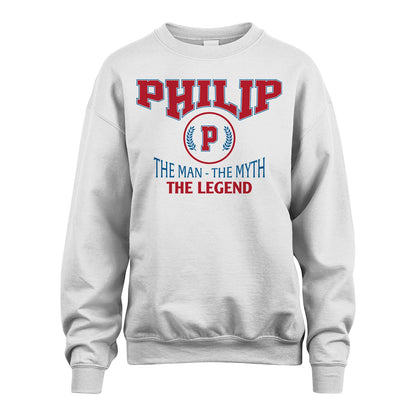 The Man The Myth The Legend Jet Style Shirt PHILIP M1-9