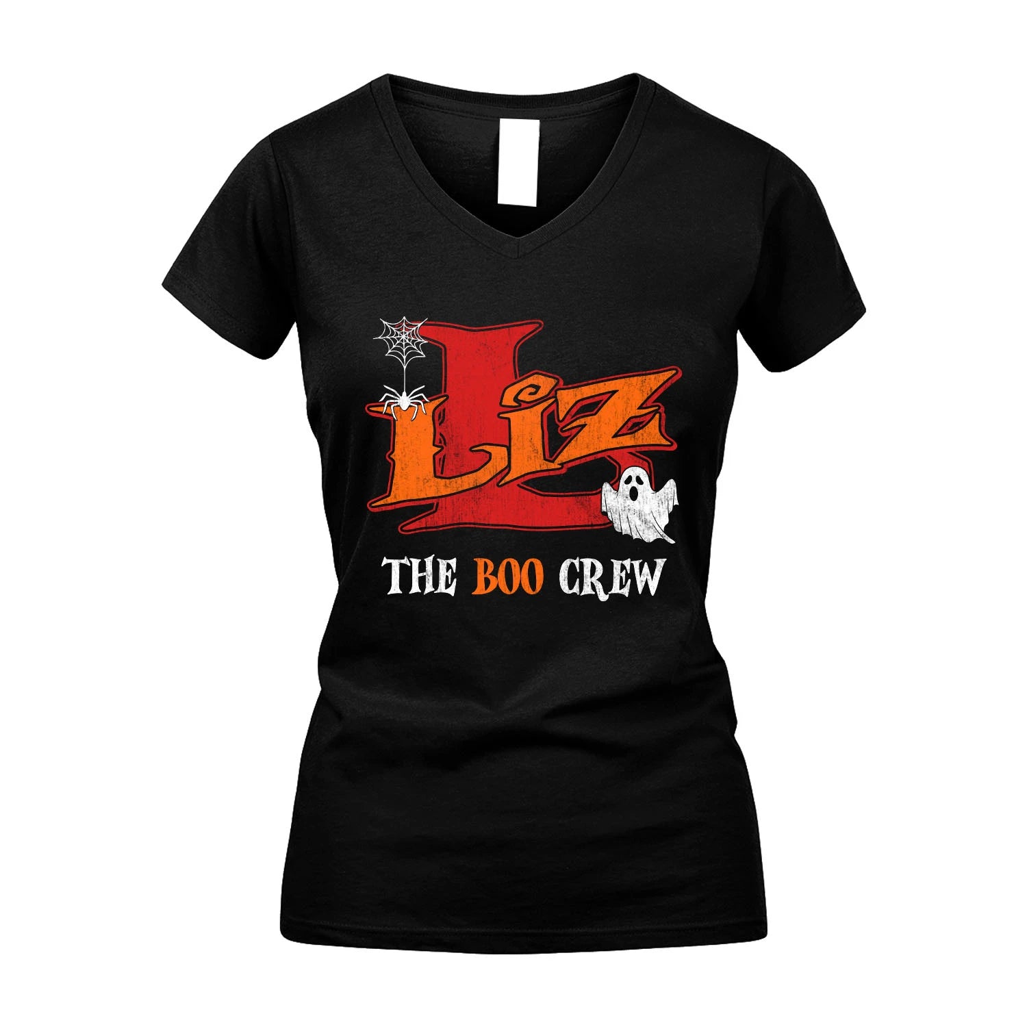 The Boo Crew Halloween Custom Name Shirt LIZ M1-22