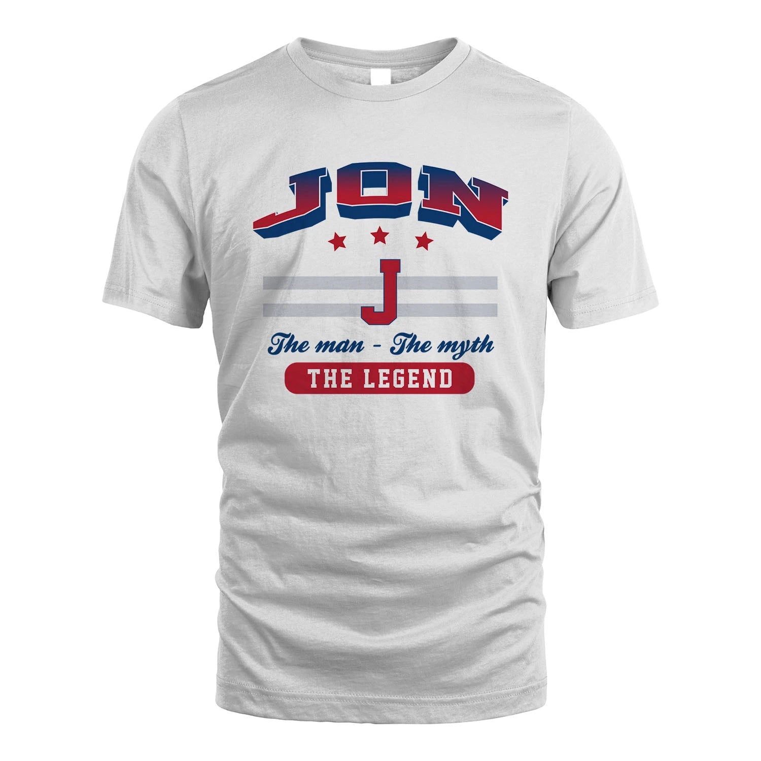 The Man The Myth The Legend With Your Name Shirt JON M1-35