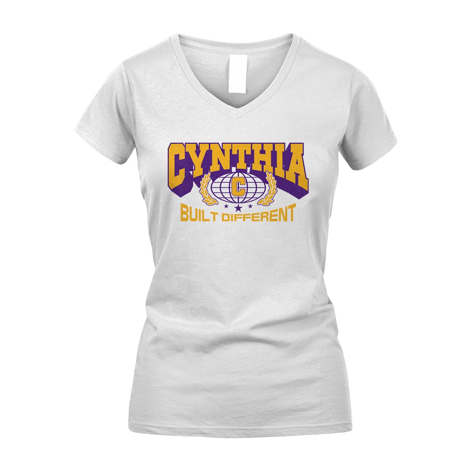 Your Name Built Different Sporty Shirt CYNTHIA M1-32