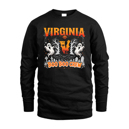 Boo Boo Crew Halloween Custom Name Shirt VIRGINIA M1-28