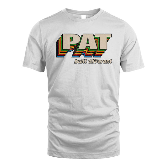 Your Name Built Different Retro Shirt PAT M1-26
