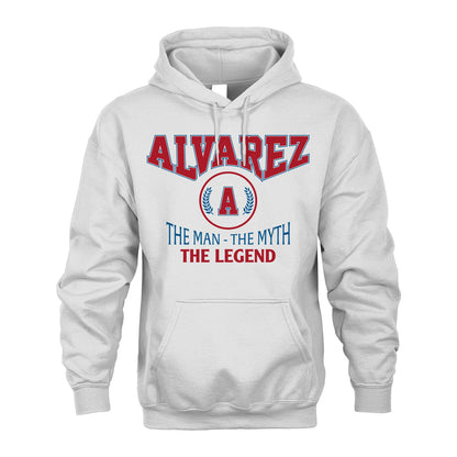 The Man The Myth The Legend Jet Style Shirt ALVAREZ M1-9