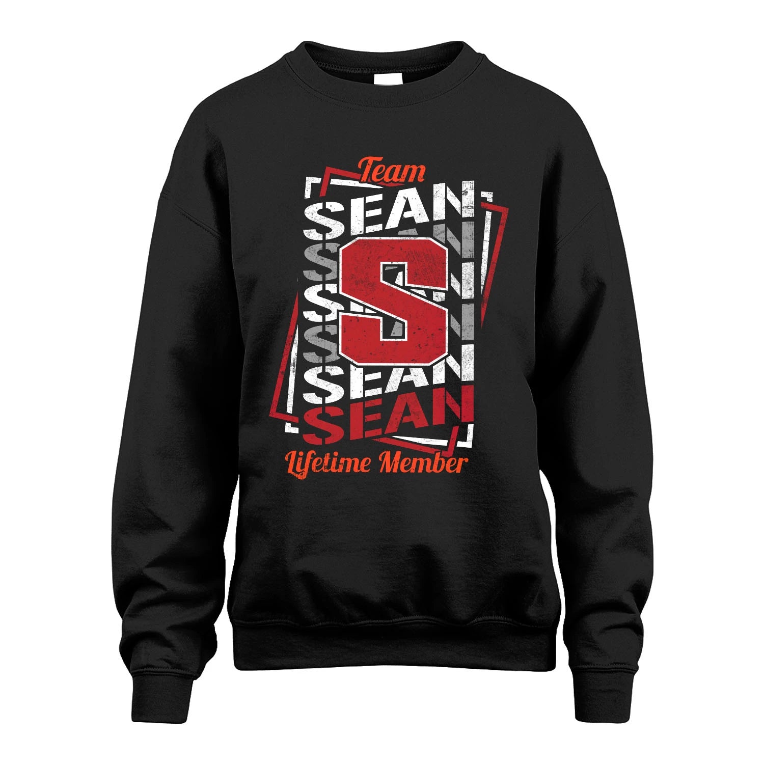 Team Your Name Lifetime Member Sporty Shirt SEAN M1-25