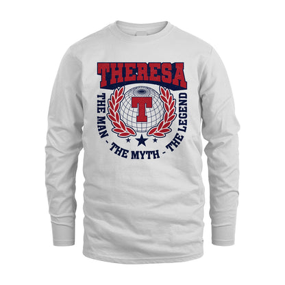 The Man The Myth The Legend Logo Shirt THERESA M1-30