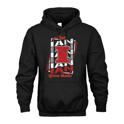 Team Your Name Lifetime Member Sporty Shirt IAN M1-25