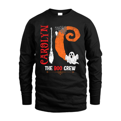 The Boo Crew Halloween With Your Name Shirt CAROLYN M1-23