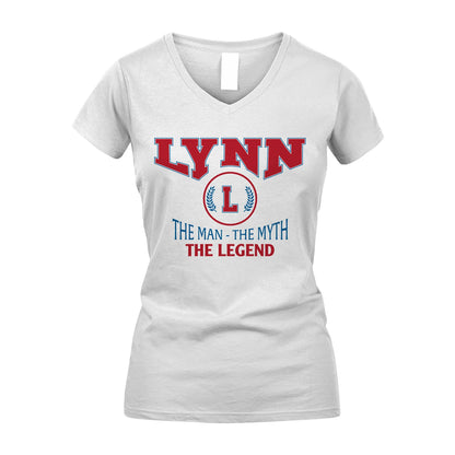 The Man The Myth The Legend Jet Style Shirt LYNN M1-9