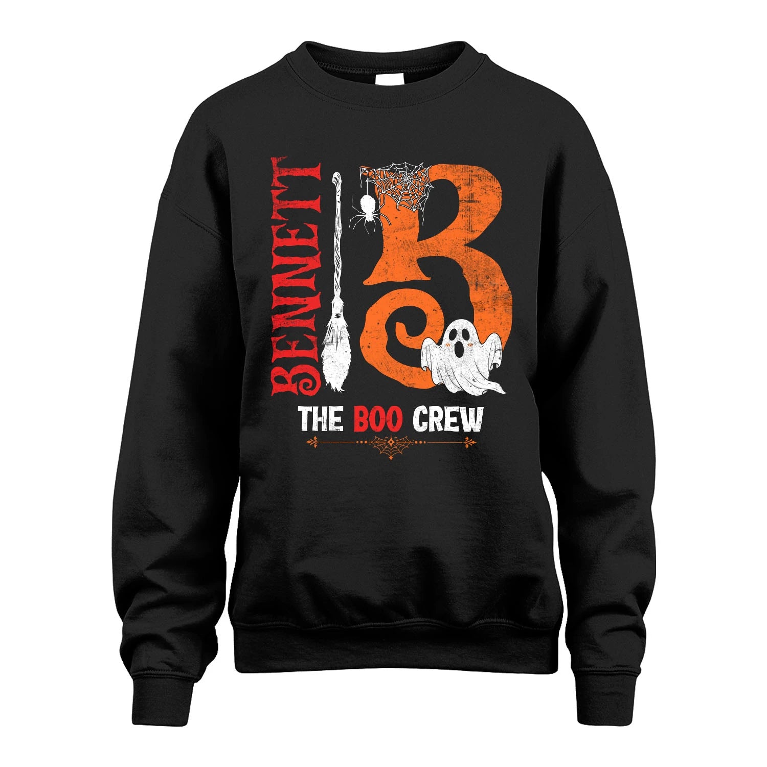 The Boo Crew Halloween With Your Name Shirt BENNETT M1-23