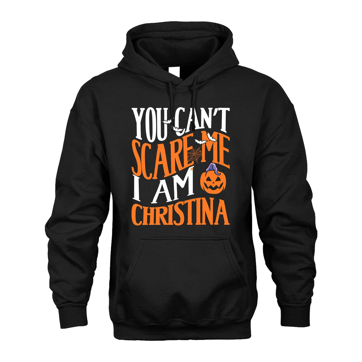You Can't Scare Me I Am Funny Halloween Shirt CHRISTINA M1-45